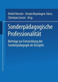 Sonderpädagogische Professionalisierung - Horster, Detlef / Hoyningen-Süess, Ursula / Liesen, Christian (Hgg.)