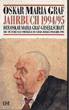 Cover Oskar Maria Graf Jahrbuch 1994/1995