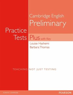 Cover PET Practice Tests Plus, with key, Rev. ed.