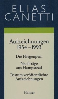 Aufzeichnungen 1954-1993 - Canetti, Elias