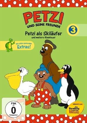 Petzi als Skiläufer und weitere Abenteuer
