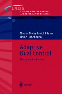 Adaptive Dual Control - Filatov, Nikolai Michailovich;Unbehauen, Heinz