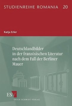 Cover Deutschlandbilder in der französischen Literatur nach dem Fall der Berliner Mauer