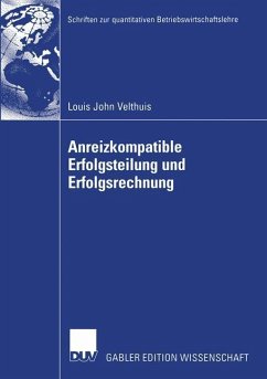 Anreizkompatible Erfolgsteilung und Erfolgsrechnung - Velthuis, Louis J.