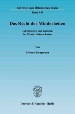 Cover Das Recht der Minderheiten.