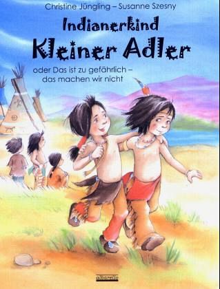 Indianerkind Kleiner Adler, m. indian. Brustbeutel