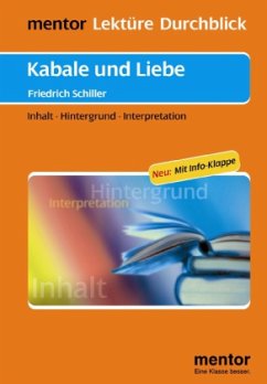 Friedrich Schiller 'Kabale und Liebe' - Schäfer, Dietmar