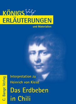 Das Erdbeben in Chili von Heinrich von Kleist. - Kleist, Heinrich von