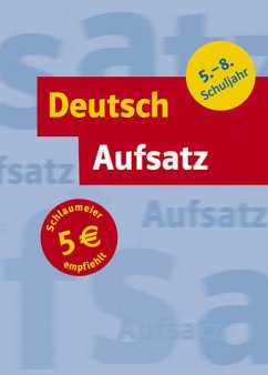Cover Deutsch Aufsatz für das 5.-8. Schuljahr