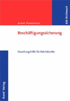 Beschäftigungssicherung - Thannheiser, Achim