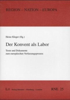 Der Konvent als Labor - Kleger, Heinz (Hrsg.)