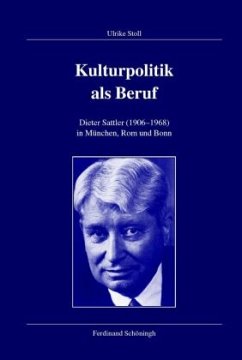 Kulturpolitik als Beruf - Stoll, Ulrike