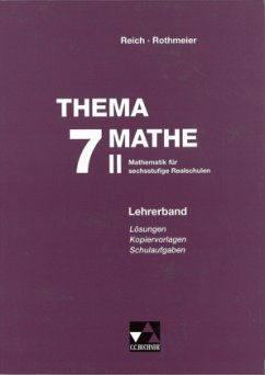 7. Schuljahr, Lehrerband / Thema Mathe - neu Tl.2