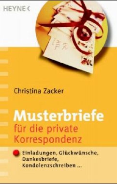 Musterbriefe für die private Korrespondenz - Zacker, Christina