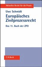 Cover Europäisches Zivilprozessrecht