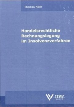 Cover Handelsrechtliche Rechnungslegung im Insolvenzverfahren