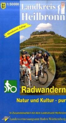 Cover Topographische Landkreiskarte Baden-Württemberg Landkreis Heibronn