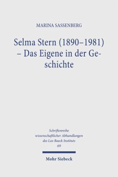Selma Stern (1890-1981) - Das Eigene in der Geschichte - Sassenberg, Marina