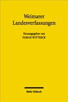 Weimarer Landesverfassungen - Wittreck, Fabian (Hrsg.)