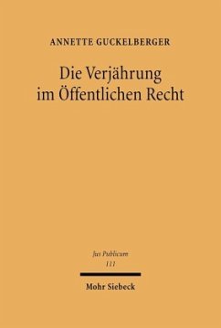 Die Verjährung im Öffentlichen Recht - Guckelberger, Annette