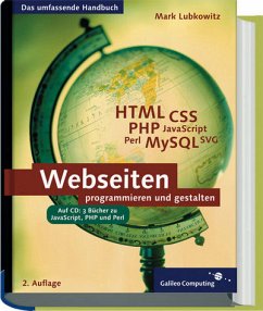 Webseiten programmieren und gestalten - Lubkowitz, Mark