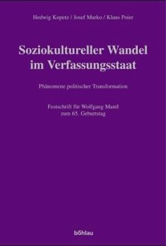Cover Soziokultureller Wandel im Verfassungsstaat, 2 Bde.