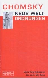 Cover Neue Weltordnungen