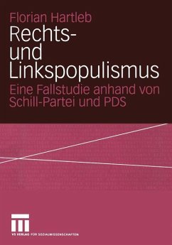 Rechts- und Linkspopulismus: Eine Fallstudie anhand von Schill-Partei und PDS Florian Hartleb Author