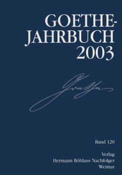 Goethe-Jahrbuch 2003 - Loparo, Kenneth A.