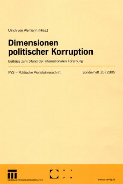 Dimensionen politischer Korruption - Alemann, Ulrich von (Hrsg.)
