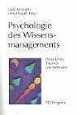 Psychologie des Wissensmanagements