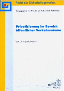Cover Privatisierung im Bereich öffentlicher Verkehrsräume