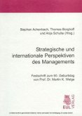 Strategische und internationale Perspektiven des Managements