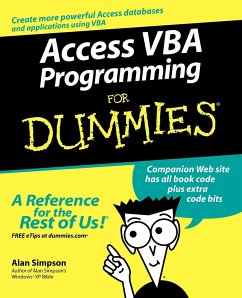 Access VBA Programming for Dummies - Simpson, Alan