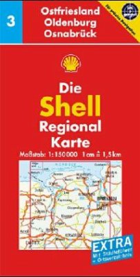 Cover Die Shell Regionalkarte Ostfriesland, Oldenburg, Osnabrück