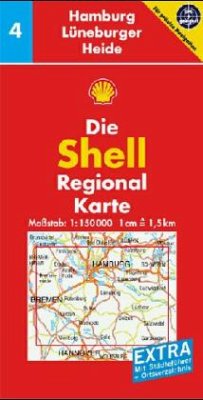 Cover Die Shell Regionalkarte Hamburg, Lüneburger Heide