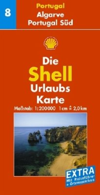 Die Shell UrlaubsKarte Portugal Algarve, Portugal Süd. Algarve, South Portugal. Algarve, Portugal du Sud. Algarve, Portugal du Sud. Algarve, Portugal do Sul. Algarve, Portugal del Sur