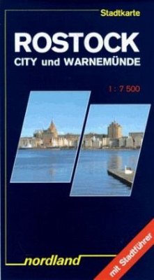 Nordland Karte Rostock City und Warnemünde, Stadtkarte