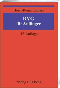 RVG für Anfänger - Enders, Horst-Reiner