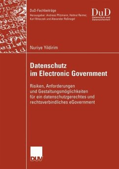 Datenschutz im Electronic Government - Yildirim, Nuriye