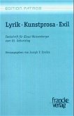 Lyrik - Kunstprosa - Exil