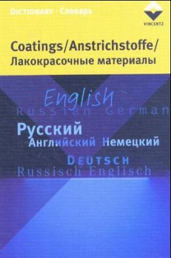 Cover Dictionary Coatings, Anstrichstoffe