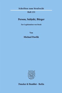 Person, Subjekt, Bürger. - Pawlik, Michael