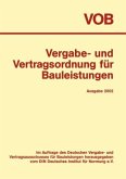 Vergabe- und Vertragsordnung für Bauleistungen (VOB), Ausgabe 2002