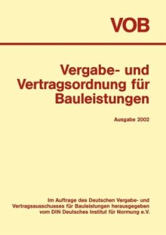 Cover Vergabe- und Vertragsordnung für Bauleistungen (VOB), Ausgabe 2002