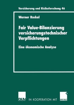 Fair Value-Bilanzierung versicherungstechnischer Verpflichtungen - Rockel, Werner