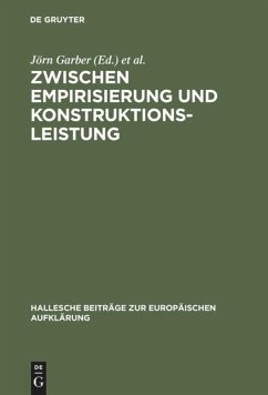 Zwischen Empirisierung und Konstruktionsleistung - Garber, Jörn / Thoma, Heinz (Hgg.)