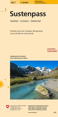 255T Sustenpass Wanderkarte - Bundesamt für Landestopografie swisstopo