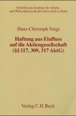 Haftung aus Einfluss auf die Aktiengsellschaft (Paragraphen 117, 309, 317 AktG)