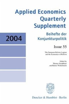 The European Reform Logjam and the Economics of Reform. / Beihefte der Konjunkturpolitik 55 - Straubhaar, Thomas / Rainer Winkelmann (eds.)